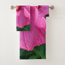Hibisken Blume Badhandtuch Set