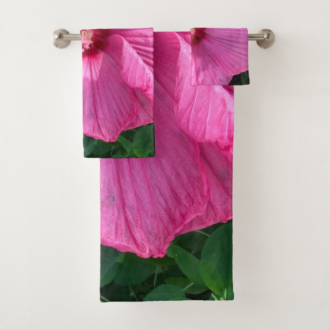 Hibisken Blume Badhandtuch Set (Insitu)