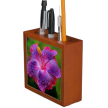 Hibisken Blume Desk Organisator