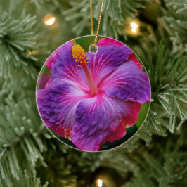 Hibisken Blume Keramik Ornament