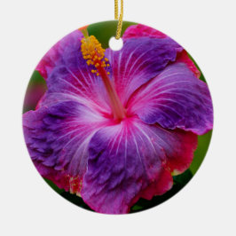 Hibisken Blume Keramik Ornament