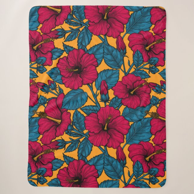 Hibisken-Blume Sherpadecke (Vorderseite)