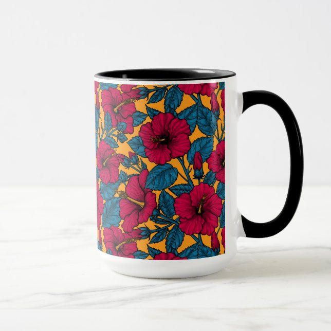 Hibisken-Blume Tasse (Rechts)