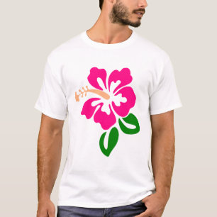 Hibisken Blume Tropic Bloom Blossom Botanische T-Shirt