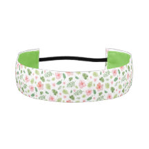 Hibisken Blumenmuster Krawatte Headband