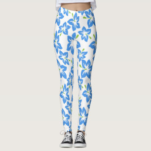 Hibisken Muster Leggings