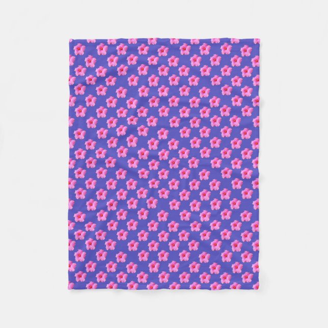 Hibisken Sommerwind,_ Fleecedecke (Vorderseite)