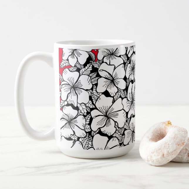 Hibisken Tasse (Mit Donut)