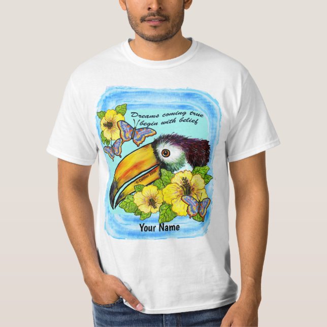 Hibisken Toucan T - Shirt (Vorderseite)