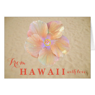 Hibiskus aus Hawaii mit tropischer Liebe-Blume