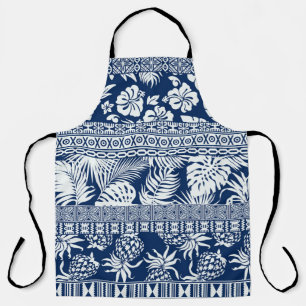 Hibiskus, Blätter: hawaiianische Tapete. Schürze