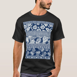 Hibiskus, Blätter: hawaiianische Tapete. T-Shirt