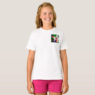 Hibiskus-Blume mit 2 Tiger Basic Dark T - Shirt