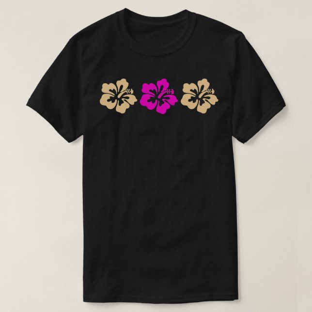 Hibiskus Blume TShirt (Design vorne)