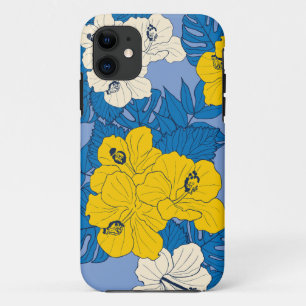 Hibiskus Blume und Blätter Case-Mate iPhone Hülle
