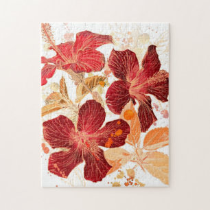 Hibiskus-Blume - Watercolorfarbe 2