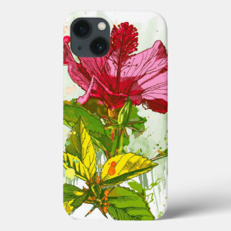 Hibiskus-Blume - Watercolorfarbe title_seo2