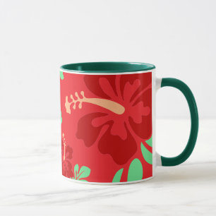 Hibiskus-Blumen Tasse