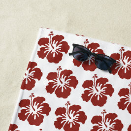 Hibiskus-Blumen-tropisches Badetuch