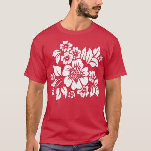 Hibiskus Blumensommer CutOut Stift 3 TShir T-Shirt