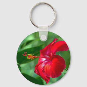 Hibiskus-Blüte Schlüsselanhänger