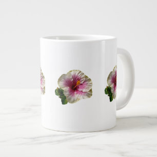 Hibiskus-Candy-Striper Jumbo-Tasse