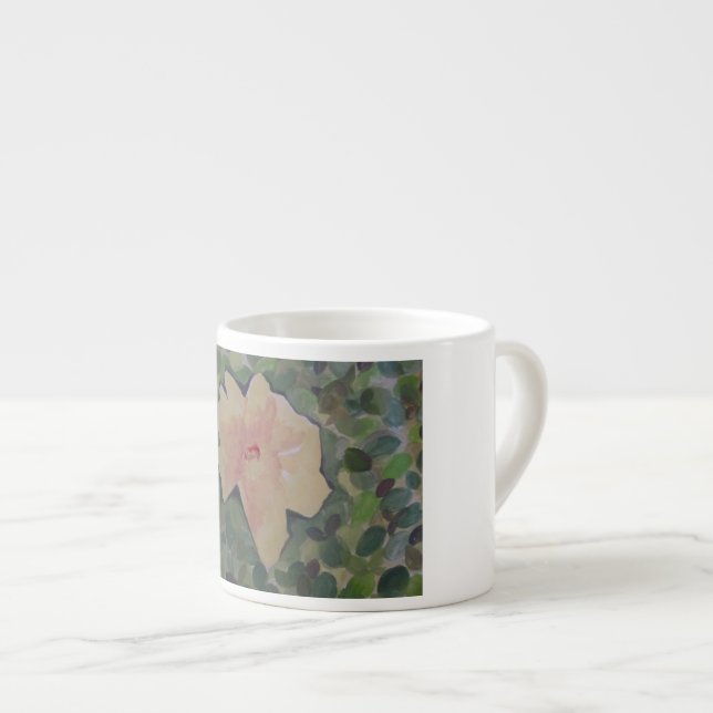 Hibiskus Espressotasse (Vorderseite Rechts)