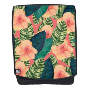 Hibiskus-exotische Koralle Rucksack