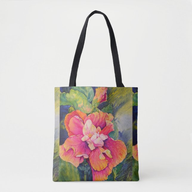 Hibiskus Fiesta Tasche (Vorderseite)