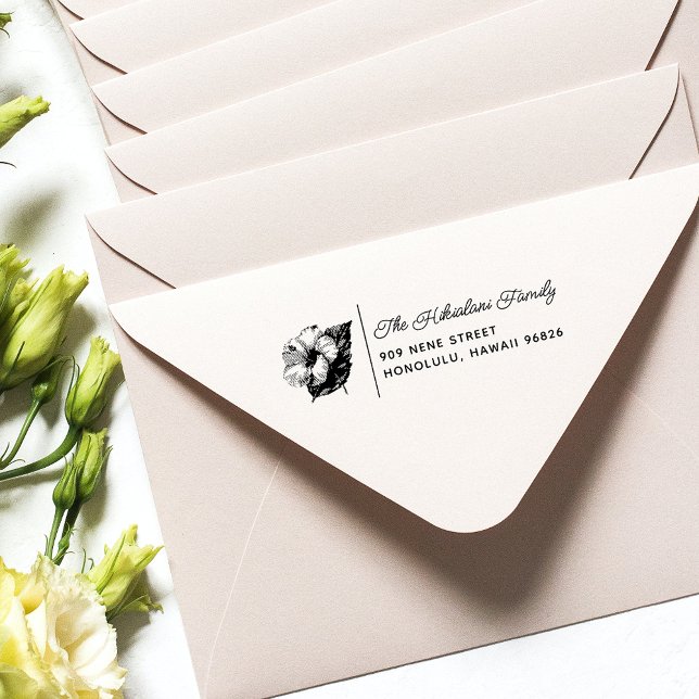 Hibiskus Hawaiian Familienname Permastempel (Von Creator hochgeladen)