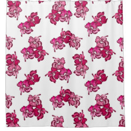 Hibiskus Hawaiian Tropical Duschvorhang