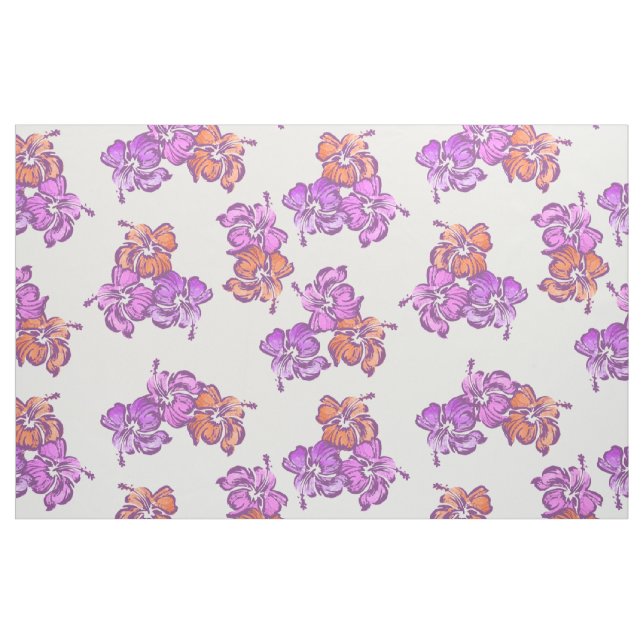 Hibiskus Hawaiian Tropical Stoff (Fat Quarter (45,7 x 55,9 cm))