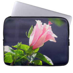 Hibiskus in heller Sonneneinstrahlung Laptopschutzhülle