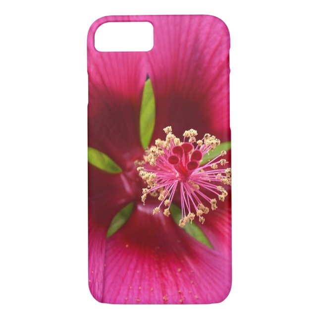 Hibiskus-Makro Case-Mate iPhone Hülle (Rückseite)