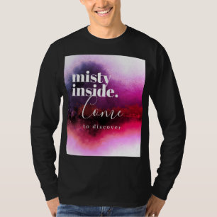 Hibiskus "MISTY INSIDE" ABSTRAKT T-Shirt