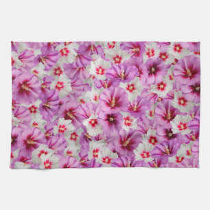 Hibiskus - Muster der chinesischen Rose Blume Geschirrtuch