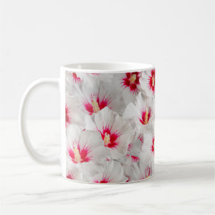 Hibiskus - Muster der chinesischen Rose Blume Kaffeetasse