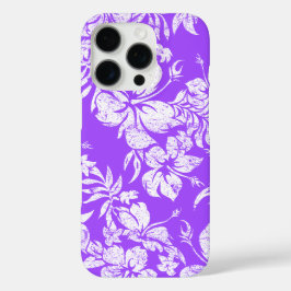 Hibiskus Pareau Hawaiian Floral Violet iPhone 16 Pro Hülle
