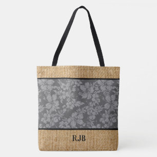 Hibiskus Pareau Hawaiian Monogram Beach Bag Tasche