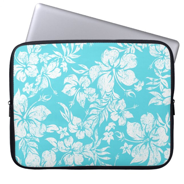 Hibiskus Pareau Hawaiian Neoprene Wetsuit Laptopschutzhülle (Vorderseite)
