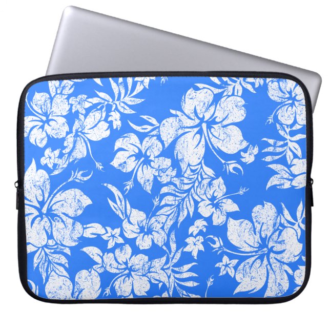 Hibiskus Pareau Hawaiian Neoprene Wetsuit Laptopschutzhülle (Vorderseite)