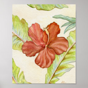 Hibiskus Print 8 x 10 Poster