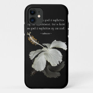 Hibiskus Reflektion mit Zitat Droid RAZR Fall Case-Mate iPhone Hülle