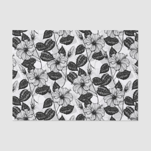 Hibiskus Seidenpapier (Vorderseite)