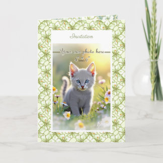 Hibiskus & Spitzen WHITE Einladung