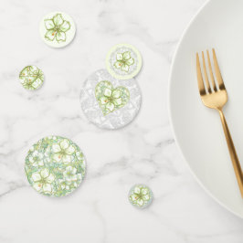 Hibiskus & Spitzen WHITE Konfetti