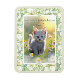 Hibiskus & Spitzen WHITE Magnet