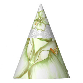Hibiskus & Spitzen WHITE Partyhütchen
