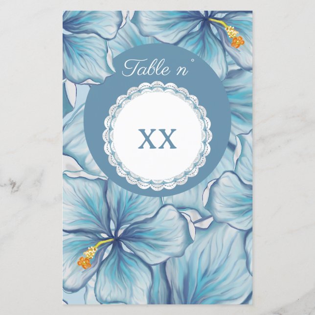 Hibiskus & Spitzenschuppen (Rückseite)