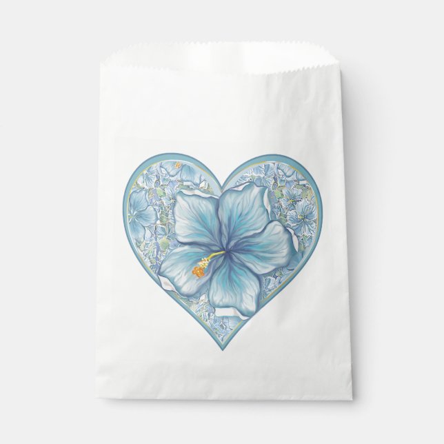 Hibiskus & Spitzenschuppen Geschenktütchen (Vorderseite)